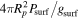 $4\pi {R}_{p}^{2}{P}_{\mathrm{surf}}/{g}_{\mathrm{surf}}$