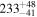 ${233}_{-41}^{+48}$