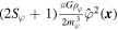 $(2{S}_{\varphi }+1)\tfrac{\pi G{\rho }_{\varphi }}{2{m}_{\varphi }^{3}}{\hat{\varphi }}^{2}({\boldsymbol{x}})$