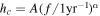${h}_{c}=A{(f/1{\mathrm{yr}}^{-1})}^{\alpha }$