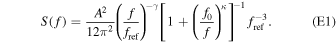 Equation (E1)