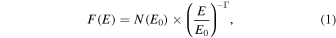 Equation (1)