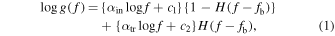 Equation (1)