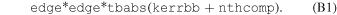 Equation (B1)