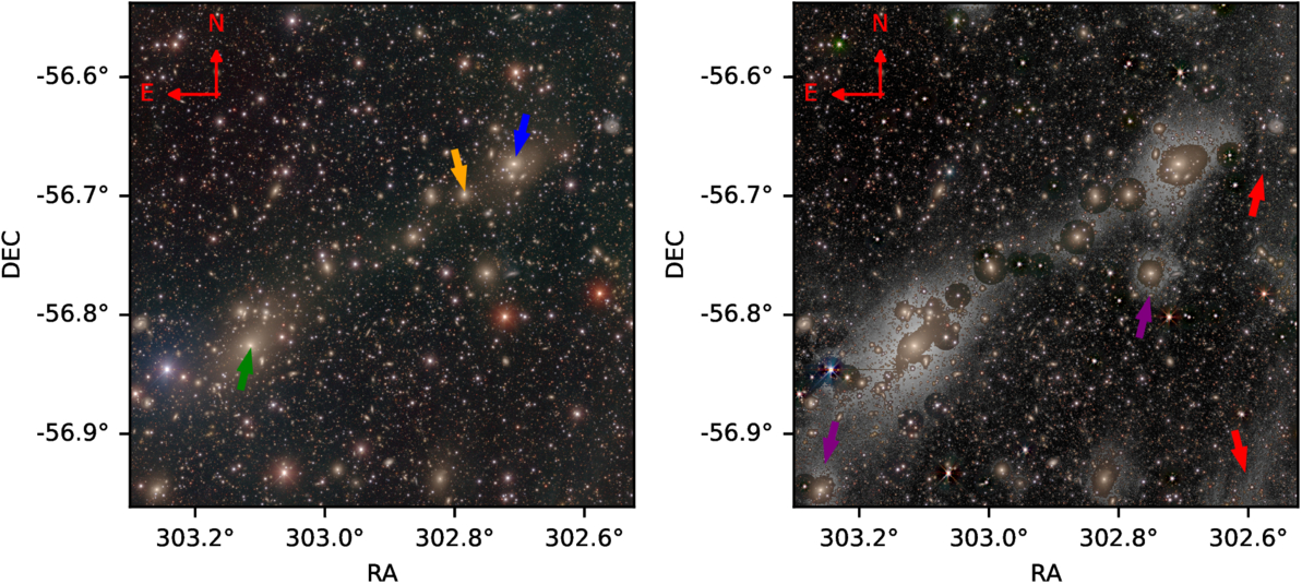 2つの銀河団が合体している証拠を観測（‘Bridge’ of stray stars reveals active merger of two galaxy clusters）