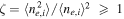 $\zeta =\langle {n}_{e,i}^{2}\rangle /{\langle {n}_{e,i}\rangle }^{2}\,\geqslant \,1$