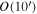 $O(1{0}^{{\prime} })$