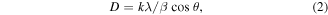 Equation (2)