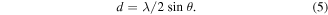 Equation (5)