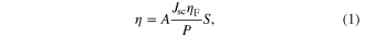 Equation (1)