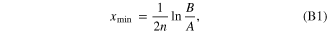 Equation (B1)
