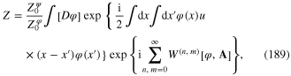 Equation (189)