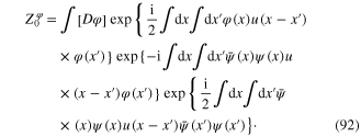 Equation (92)