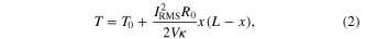 Equation (2)
