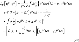 Equation (70)