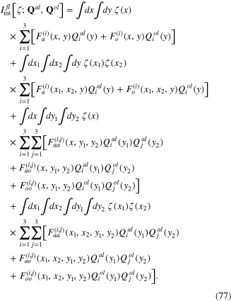 Equation (77)