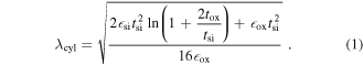 Equation (1)