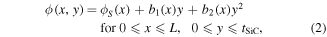 Equation (2)