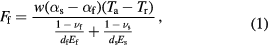 Equation (1)