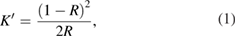 Equation (1)