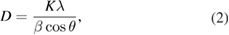 Equation (2)