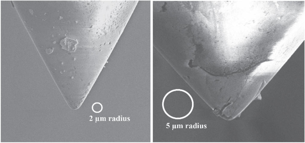 Stylus Tip R Stylus tip radius and wear estimation using the Rsk or the Rp and Rv ...