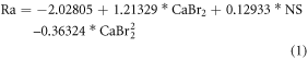 Equation (1)