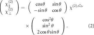 Wavelength dependence of polarization-resolved second harmonic ...