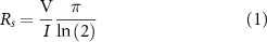 Equation (1)