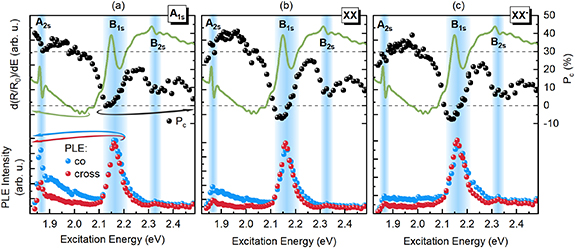 Control of the valley polarization of monolayer WSe2 by Dexter-like ...