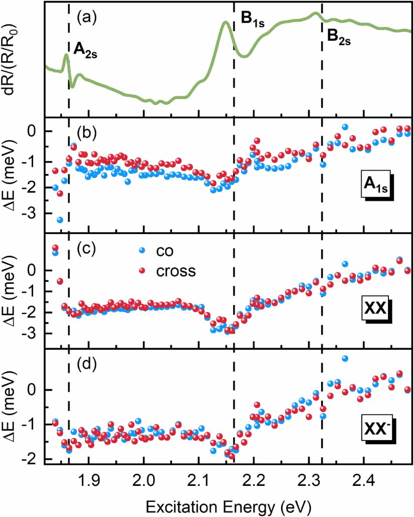 Control of the valley polarization of monolayer WSe2 by Dexter-like ...