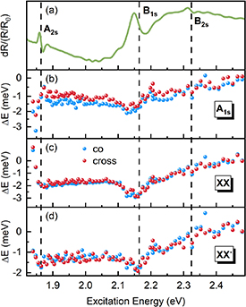 Control of the valley polarization of monolayer WSe2 by Dexter-like ...