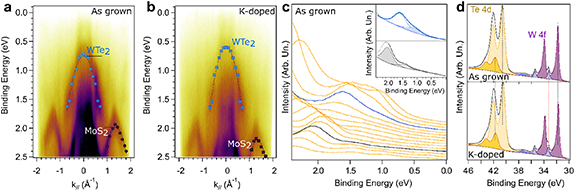 Reversal of charge transfer doping on the negative electronic ...