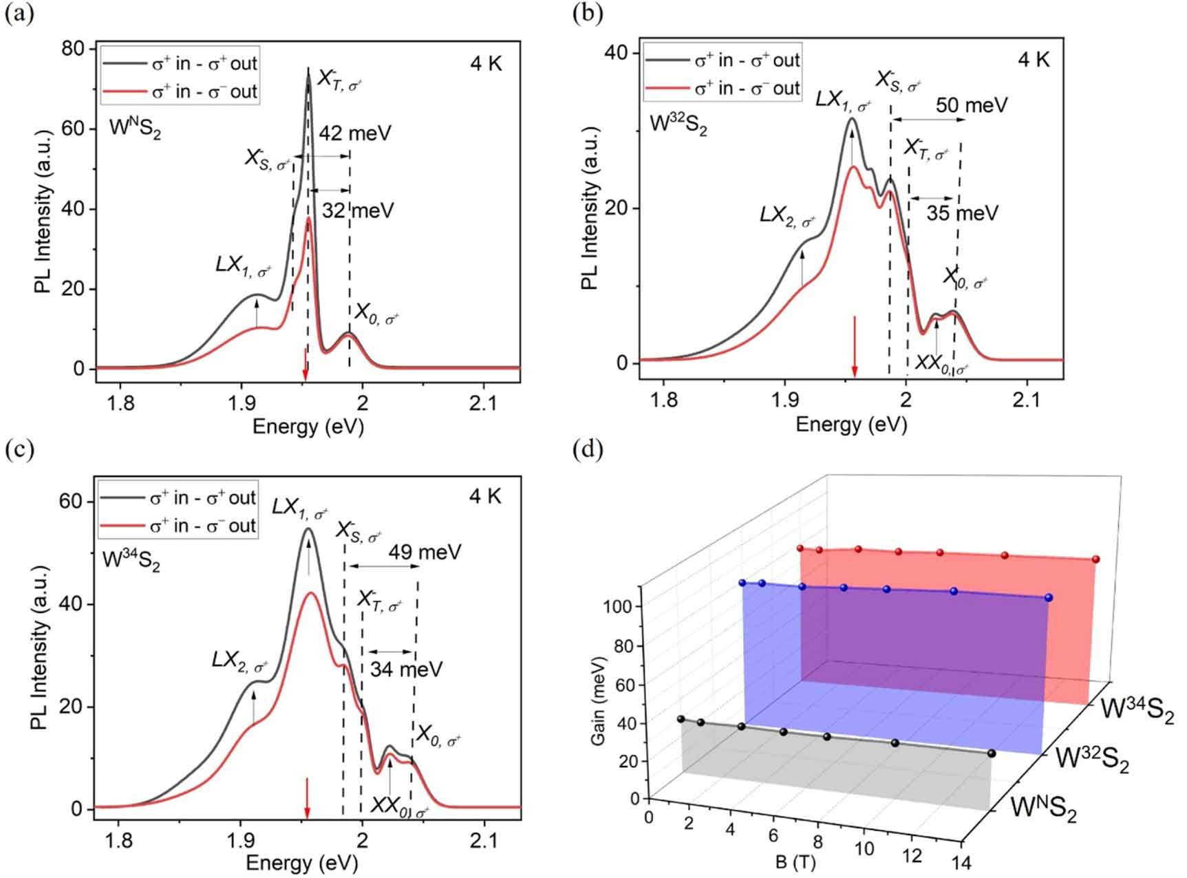 Valley emission and upconversion in isotopically engineered monolayer ...