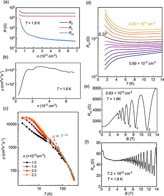 Density-dependent spin susceptibility and effective mass in monolayer ...