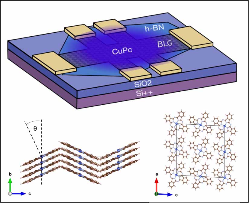 Restoration of weak localization in bilayer graphene by a molecular ...