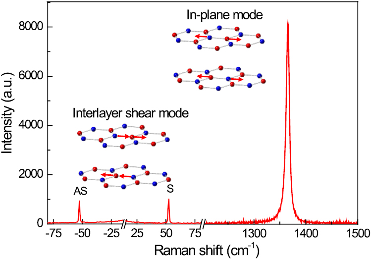 Low frequency Raman spectroscopy of few-atomic-layer thick hBN crystals ...