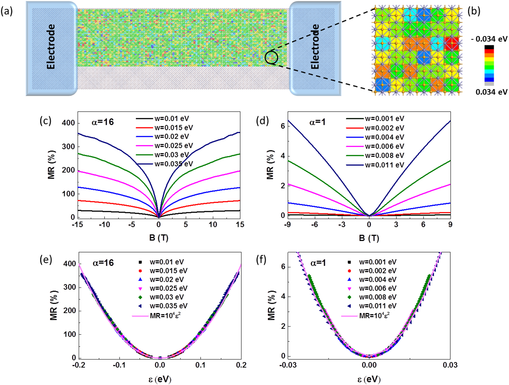 Spin fluctuation induced linear magnetoresistance in