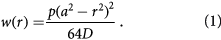 Equation (1)