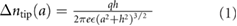 Equation (1)