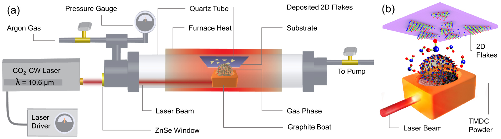 Accelerated synthesis of atomically-thin 2D quantum materials by a ...