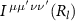 $I^{\,\,\mu\mu^\prime\nu\nu^\prime}(R_l)$