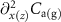 $\partial^2_{x(z)} C_\mathrm{a(g)}$