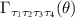 $\Gamma_{\tau_1\tau_2\tau_3\tau_4}(\theta)$