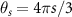 $\theta_s = 4\pi s/3$