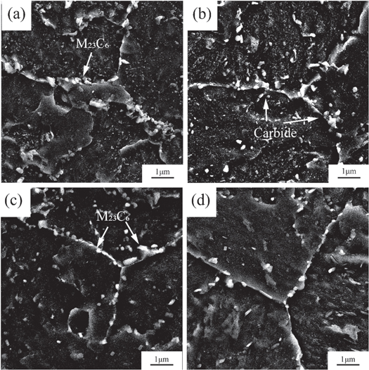 Effects of normalizing temperature on microstructure and high ...