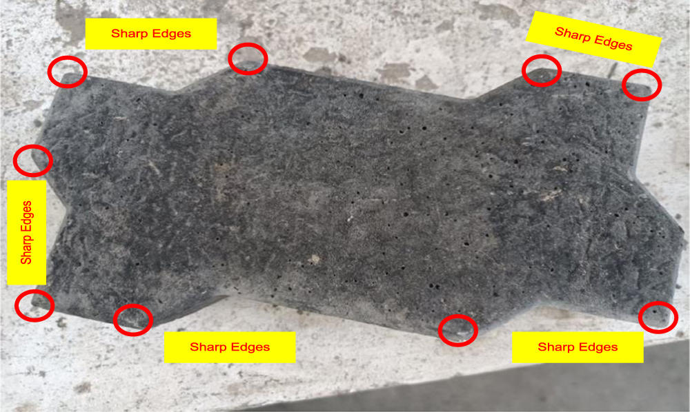 Performance of green concrete paving block imbibed with industrial