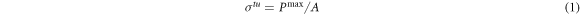 Equation (1)