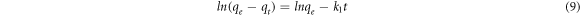 Equation (9)