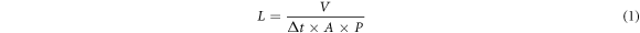 Equation (1)